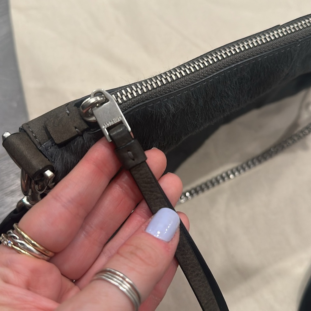 All Saints Calf Hair Bag w/ Chain - Picture 5 of 10